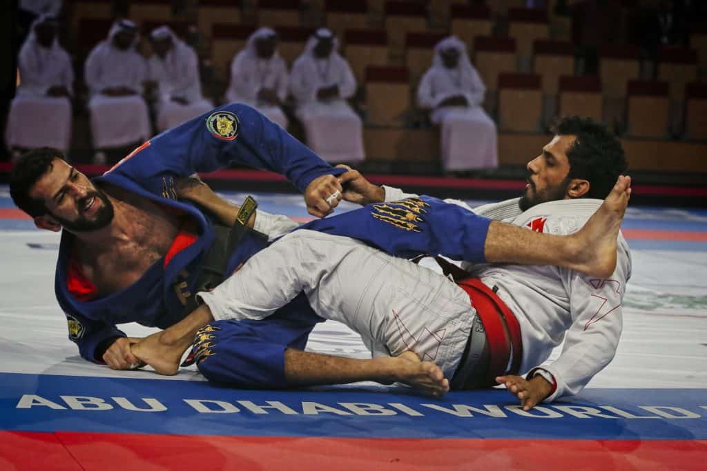 Abu Dhabi World Masters black belt bjj match