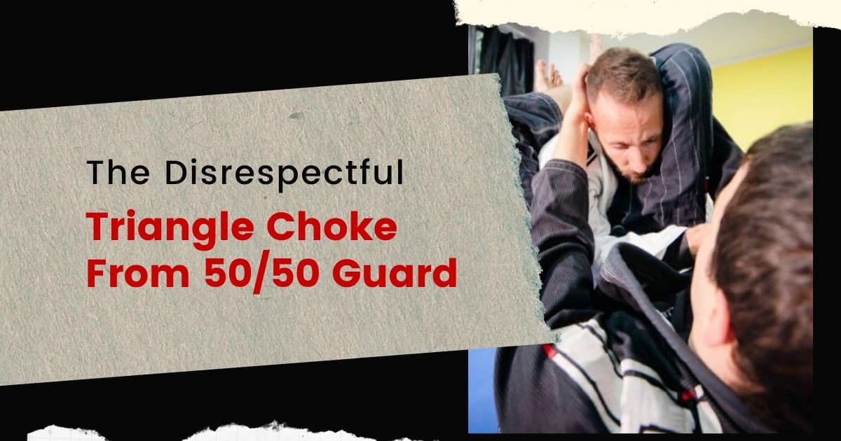 Disrespectful Triangle Choke From 50/50 Guard | Jiu Jitsu Legacy