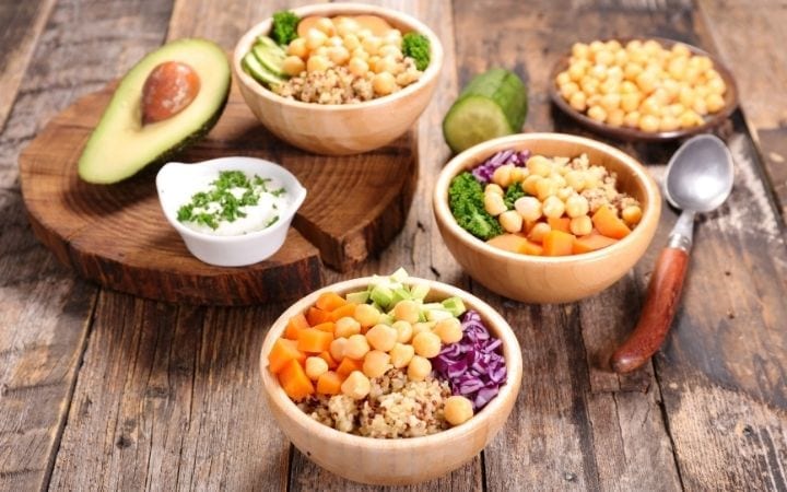 Vegan meal bowl, BJJ Diet Plan