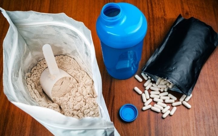 Protein powder, BCAA capsules and shaker | Jiu Jitsu Legacy