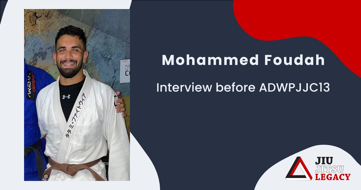 Interview with Mohammed Foudah before ADWPJJC13 12 Interview with Mohammed Foudah before ADWPJJC13 Gold BJJ
