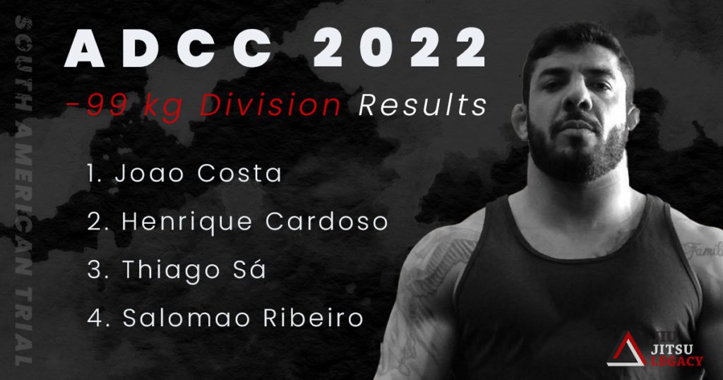 99 Winner Joao Costa ADCC South American Trials