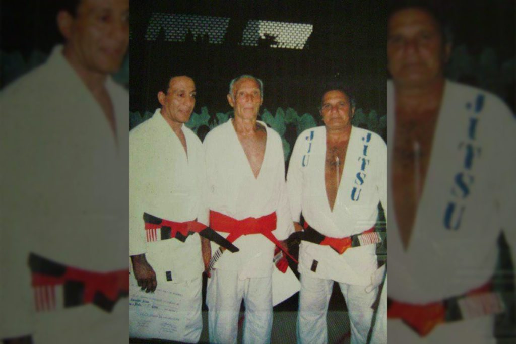 Osvaldo Alves, Helio Gracie and Nahum Rabey 