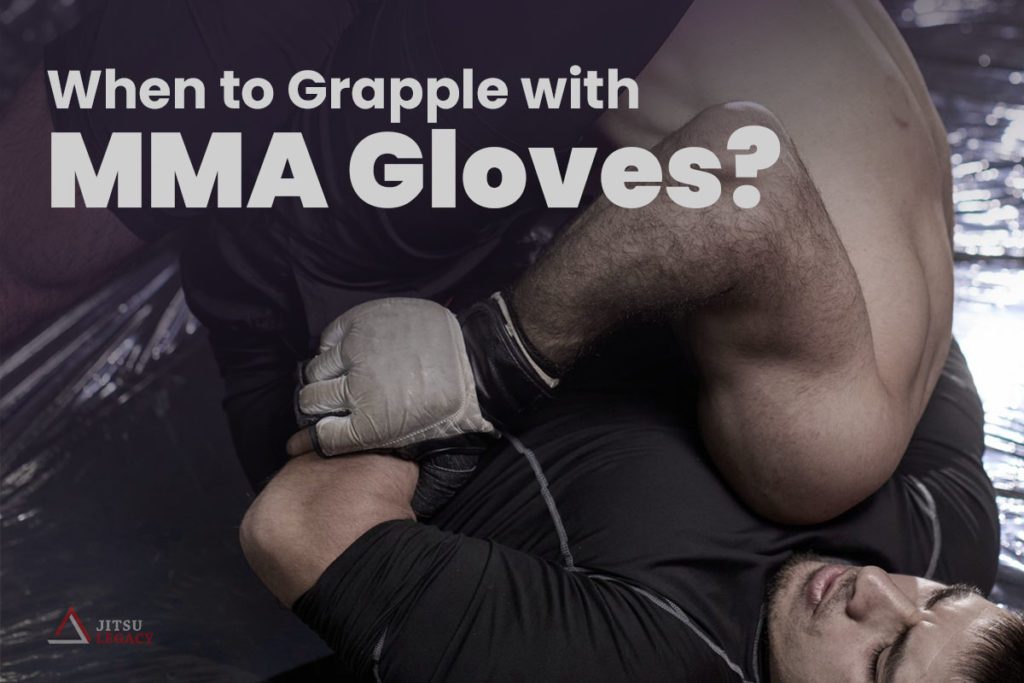 Jiu Jitsu Training with MMA Gloves