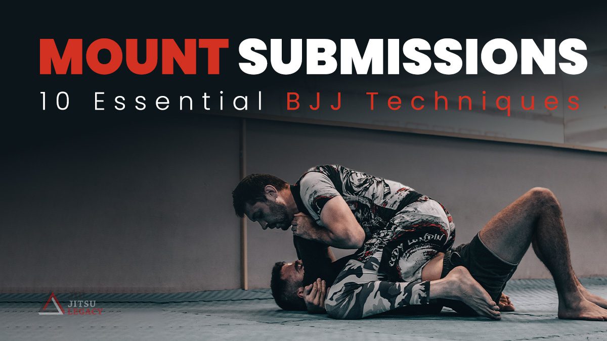 BJJ submissions from mount