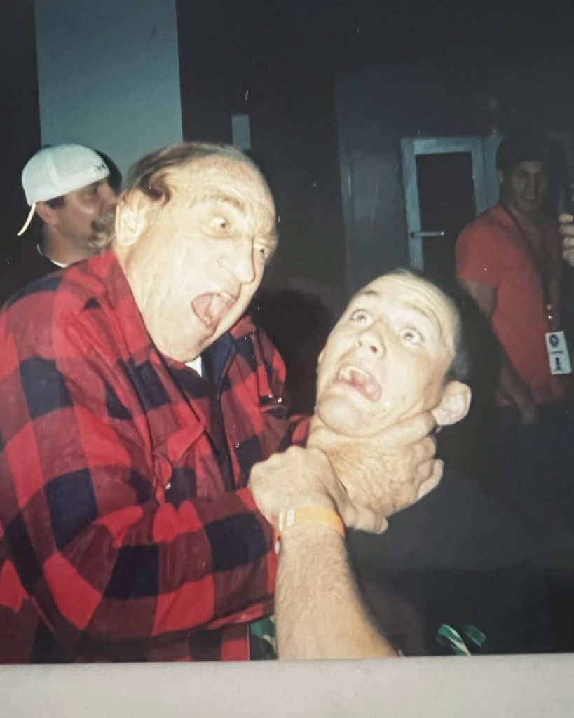 Jeff Glover with Gene LeBell